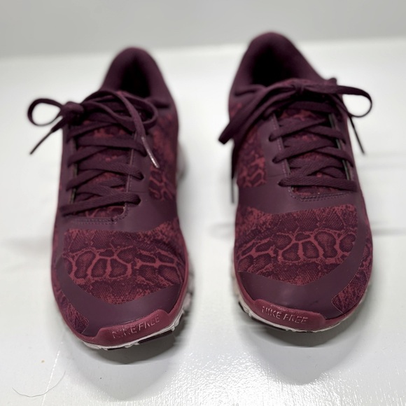 NIke Free 5.0 V4 Mulberry Snakeprint Women's Size 7 Running Shoes - Picture 5 of 9
